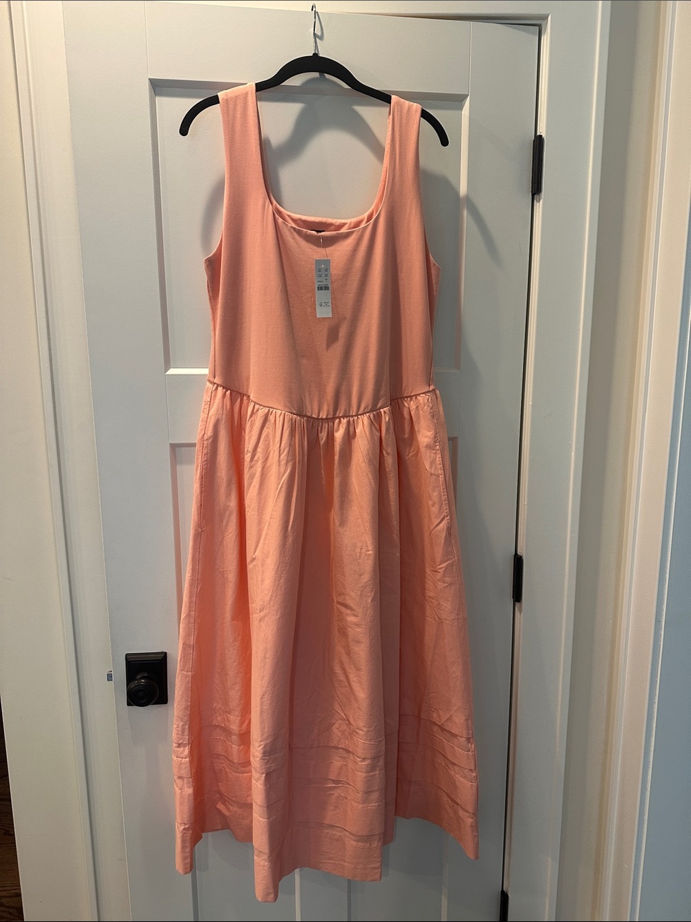 J. Crew Drop Waist Mixy Dress Sz Large
